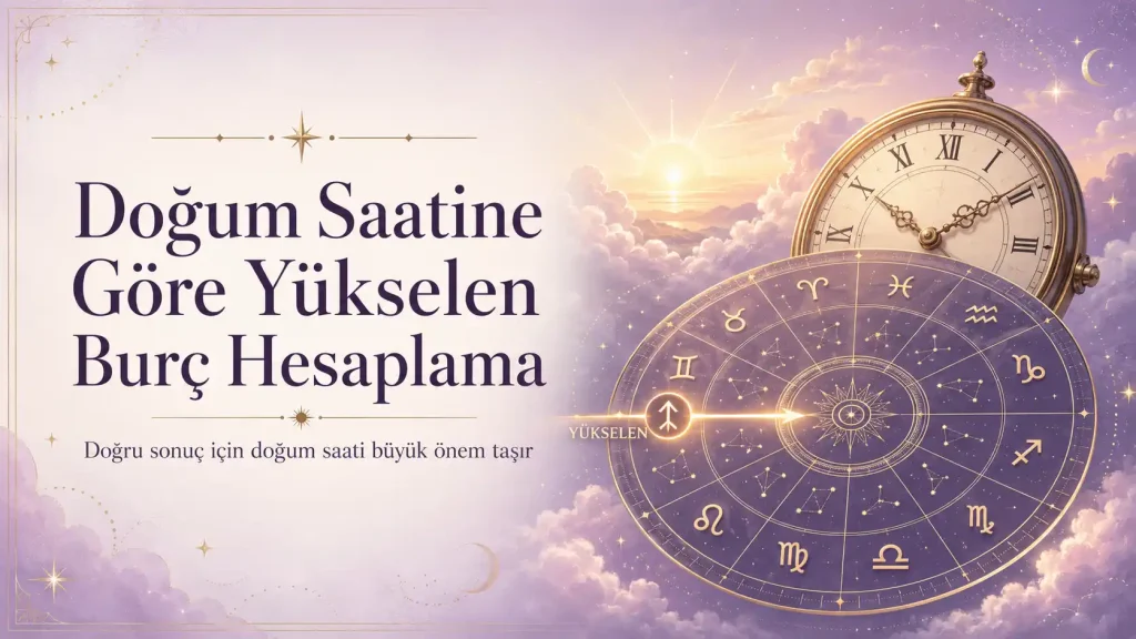 Doğum Saatine Göre Yükselen Burç Hesaplama