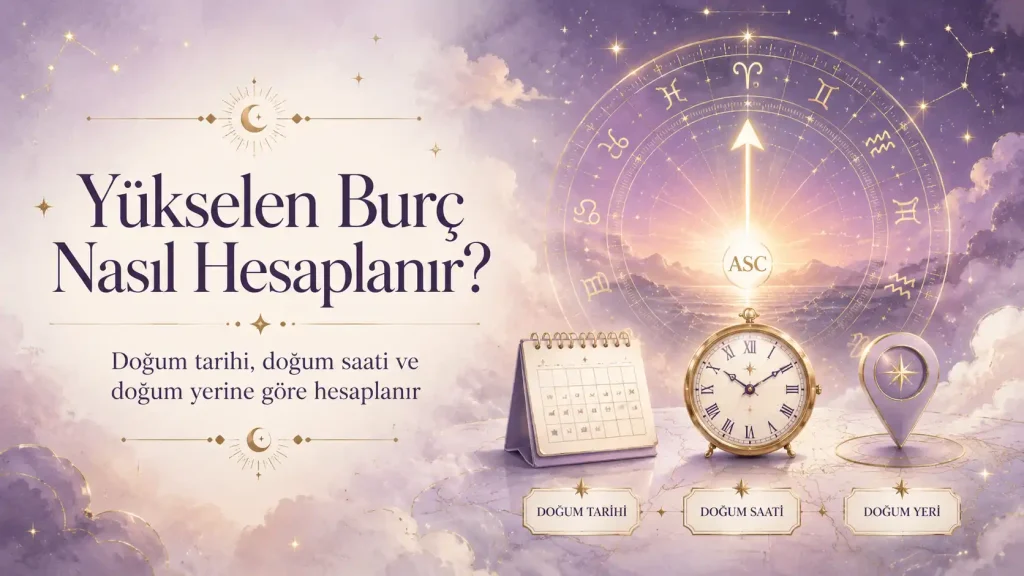 Yükselen Burç Nasıl Hesaplanır?